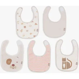 jollein Bandana Halstuch Wasserdicht 5er-Pack, Animal Friends