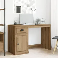 VidaXL Schreibtisch mit Stauraum Artisan Eiche 50x115x75 cm