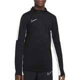 NIKE Unisex Kinder Df Acd23 Dril Sweatshirt, Black/White/White, 140-152 EU