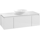 Villeroy & Boch Legato Waschtischunterschrank für ein Waschbecken M | 3 Auszüge | Breite 1200 mm##Mit LED-Beleuchtung Für .. B577L0DH