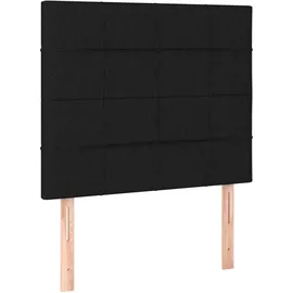 vidaXL Boxspringbett 100 x 200 cm Schwarz
