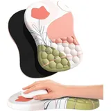 luxuskollektion Ergonomisches Mousepad mit Handauflage und Memory-Schaum