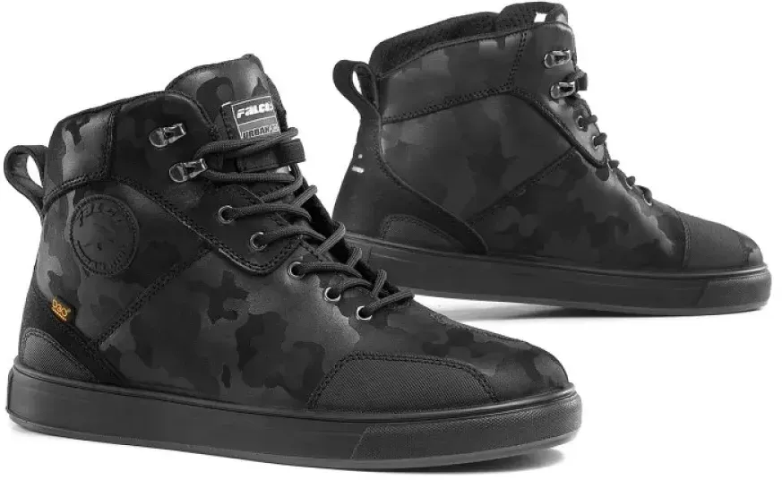 Falco Viktor Motorradschuhe - Black / Grey - EU 45