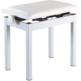 Korg PC-300WH Verstellbare weiße Klavierbank