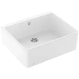 Villeroy & Boch Spülstein Einzelbecken 60 X weiß alpin + Handbetätigung