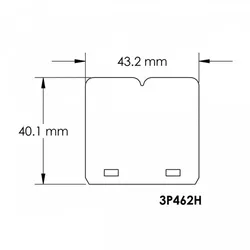 V-FORCE CARBON LAMELLEN VOOR CLAMSHELL BOX 3