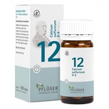 PFLÜGER Schüßler Salze Nr. 12 Calcium sulfuricum D6 - 100 Tabletten - Das Salz der Gelenke - glutenfrei