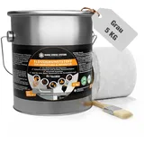 hanse syntec systems Flüssigkunststoff Abdichtungsset 5 kg Grau
