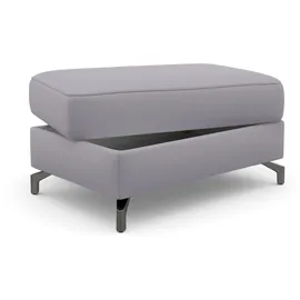 sit&more Stauraumhocker Scarlett 102 x 48 x 67 cm Grau