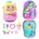 POLLY POCKET Puppen Spielset 1 Mikropuppe Haustier Hängematte Zubehörteilen Obstmotiven JKC49