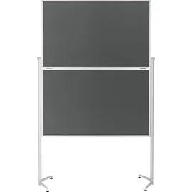 Magnetoplan Moderationstafel 120 x 150 cm grau