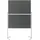 Magnetoplan Moderationstafel 120 x 150 cm grau