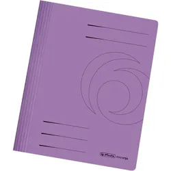 herlitz Schnellhefter Karton gefaltet violett intensiv