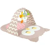HaPe Spielbogen Eule Sina Dicke und weiche Krabbeldecke, ideal auch für unterwegs, Babyspielzeug ab der Geburt