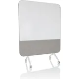 HJH Office Trennwand Vision Board 120 x 164 cm Grau