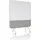 HJH Office Trennwand Vision Board 120 x 164 cm Grau