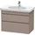 Duravit Waschtischunterschrank 2 Schubkästen 80 x 61 cm Basalt Matt