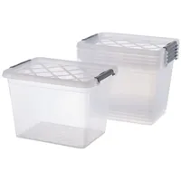 Blumtal Aufbewahrungsbox mit Deckel 19L aus Kunststoff - Aufbewahrungsboxen