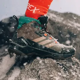 adidas Terrex Skychaser Ax5 Mid Goretex Climawarm+ Wanderstiefel - Earth Strata / Trace Brown / Pure Teal - EU 36 2/3