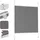 Sekey Plissee 35 x 100 cm grau