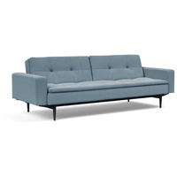 INNOVATION LIVING Schlafsofa mit Armlehnen Dublexo Styletto schwarz Stoff Indigo