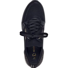 Marco Tozzi Wedge Sneaker Damen Schwarz/Gold 37
