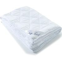 aqua-textil 4 Jahreszeiten Bettdecke 200x220cm Decken zusammengeknöpft Winter 1350g Sommer 1000g klimaregulierend Oeko-TEX