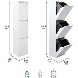 ARREGUI Basic CR301-B 51 l Weiß