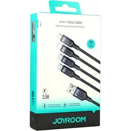 Joyroom Multi-Use Series 4in1 USB-A - USB-C / USB-C / Lightning / micro USB cable 1,2m