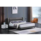 xl moebel gmbh Luxus Bett 140 x 200 cm Grau