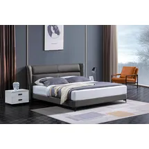 xl moebel gmbh Luxus Bett 140 x 200 cm Grau