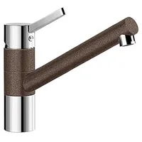 TIVO, Küchenarmatur, SILGRANIT-Look, cafe/chrom, Niederdruck