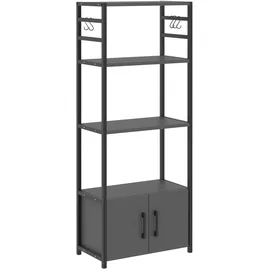 [en.casa] Küchenregal Arhuni 139 x 56 x 30 cm Anthrazit
