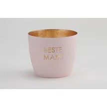 G-C Windlicht Madras Eisen Rosa