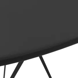 vidaXL Bistro-Set 3-tlg. Schwarz