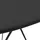 vidaXL Bistro-Set 3-tlg. Schwarz