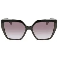 Liu•Jo Liu Jo LJ757S Damen-Sonnenbrille Vollrand Eckig Kunststoff-Gestell, schwarz