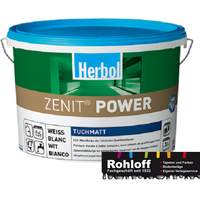 AKTION 12,5L  Herbol Zenit Power superdeckende Innenfarbe Titankraft tuchmatt