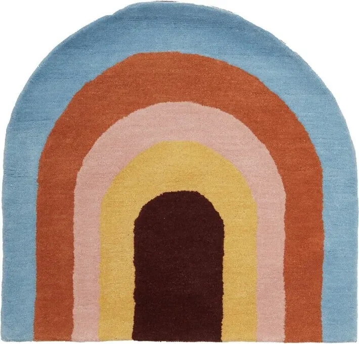 Premier Housewares Regenbogen-Teppich für Kinder