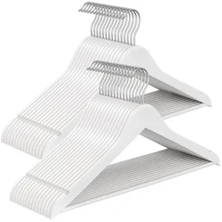 Songmics Hosenbügel, 30er Set, Bügel, aus Holz,
