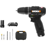Worx WX121 Akku-Schlagbohrschrauber 12V inkl. 2 x 2,0 Ah + Koffer