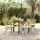 vidaXL Garten Essgruppe 5-tlg. Braun
