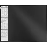 Herlitz 5551007 Schreibunterlage 63x50 schwarz, abwischbar