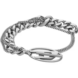 Diesel Armband OVAL D LOGO DX1550040 - silber