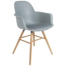 ZUIVER Albert Kuip Armlehnstuhl, light grey