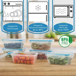 classbach Frischhaltedose transparent 6 x 1 l