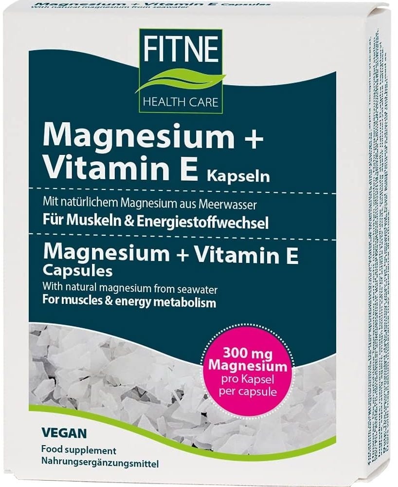 Fitne Magnesium + Vitamin E Kapseln 60 St