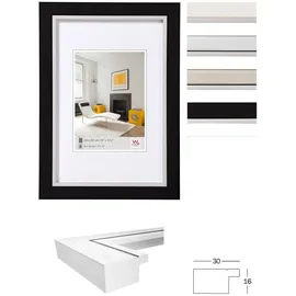 walther + design Bilderrahmen Metro Silber 10x15 cm 3er Set