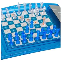 Lexibook Lexibook, ChessLight, Schachspiel mit Touch, sensibler Tastatur und Licht- und Soundeffekten, 32 Figuren, 64 Schwierigkeitsstufen, Batterie, Blau/Grau, LCG3000