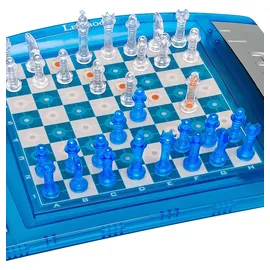 Lexibook Lexibook, ChessLight, Schachspiel mit Touch, sensibler Tastatur und Licht- und Soundeffekten, 32 Figuren, 64 Schwierigkeitsstufen, Batterie, Blau/Grau, LCG3000